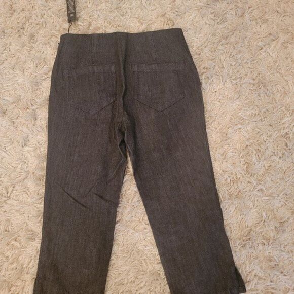 LONDON Jean Capris size 2 New - Picture 7 of 8